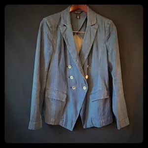 White House Black Market Soft Denim Blazer